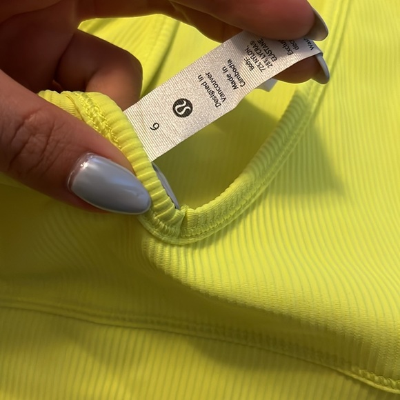 Power Pivot Ribbed Tank Lululemon - Picture 4 of 6